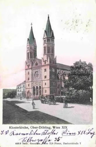 AK / Ansichtskarte Ober-Doebling WIEN AT Klosterkirche 