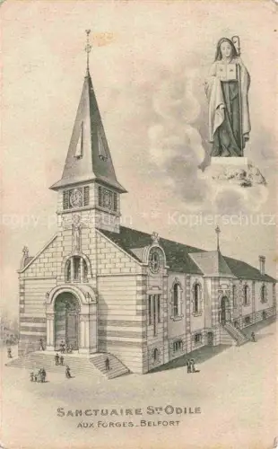 AK / Ansichtskarte BELFORT 90 Sanctuaire Sainte Odile Illustration