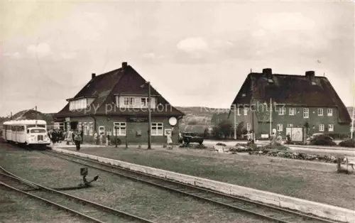 AK / Ansichtskarte LIST  SYLT Der noerdlichste Bahnhof Deutschlands