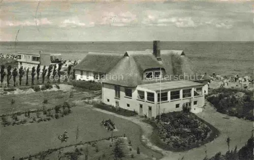 AK / Ansichtskarte DAHME  Ostseebad Schleswig-Holstein Kurmittelhaus mit Tribuene