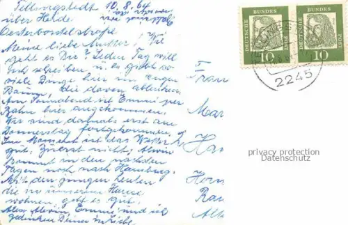 AK / Ansichtskarte Tellingstedt Dithmarschen Schleswig-Holstein Teilansichten Kirche Freibad