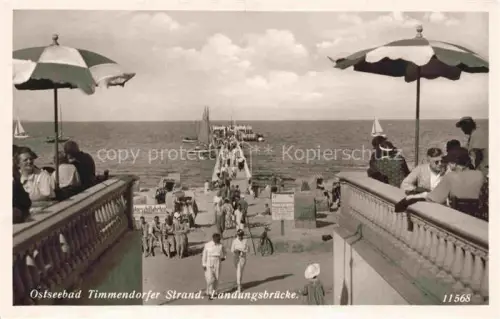 AK / Ansichtskarte Timmendorfer Strand Timmendorferstrand Timmendorf Landungsbruecke