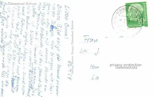 AK / Ansichtskarte DAHME  Ostseebad Schleswig-Holstein Kuestenpanorama Strand