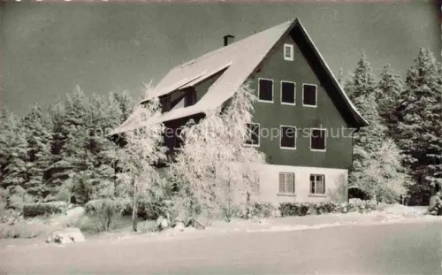 AK / Ansichtskarte Hallwangen Dornstetten Freudenstadt BW Pension Waldliesel Winter im Schwarzwald