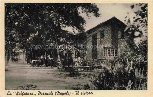 AK / Ansichtskarte Pozzuoli Napoli Campania IT La Solfatara il ristoro