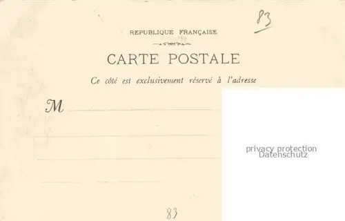 AK / Ansichtskarte Ollioules TOULON 83 Var Cours Voltaire et l'église