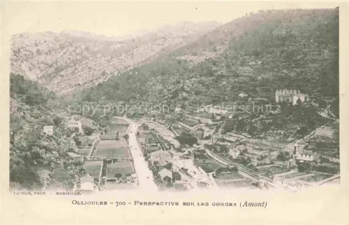 AK / Ansichtskarte Ollioules TOULON 83 Var Perspective sur les gorges