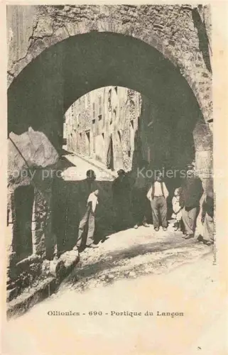 AK / Ansichtskarte Ollioules TOULON 83 Var Portique du Lancon