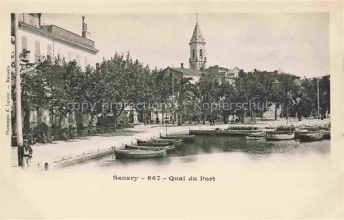 AK / Ansichtskarte SANARY-SUR-MER TOULON 83 Var Quai du Port