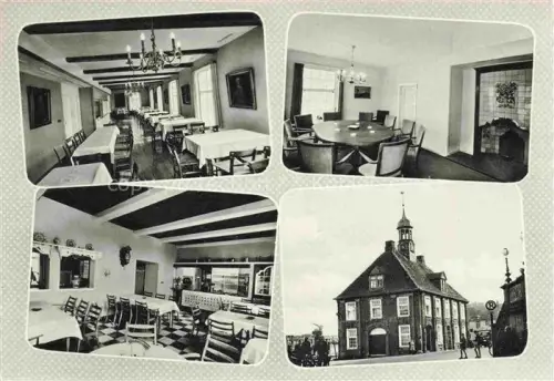 AK / Ansichtskarte Leer Ostfriesland Gaststaette Waage Gastraum