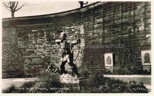 AK / Ansichtskarte NOTTINGHAM  UK Robin Hood Statue