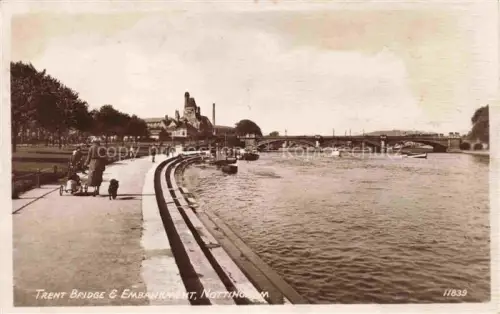 AK / Ansichtskarte NOTTINGHAM  UK Trent Bridge and Embankment