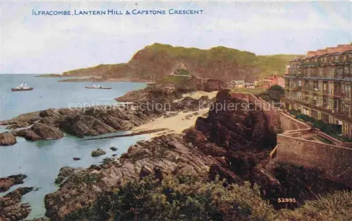 AK / Ansichtskarte Ilfracombe North Devon UK LanternHill and Capstone Crescent