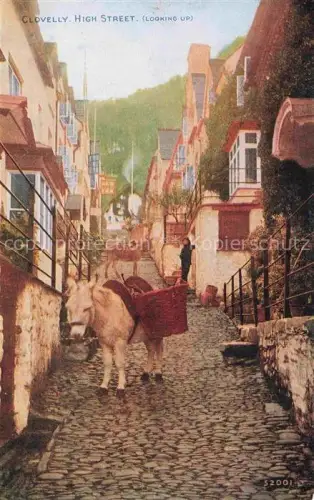 AK / Ansichtskarte Clovelly Torridge UK High Street