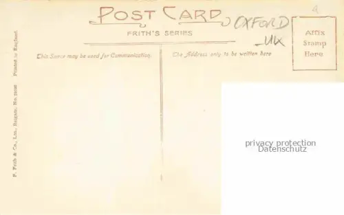 AK / Ansichtskarte OXFORD  Oxfordshire UK Sheldonian Theatre