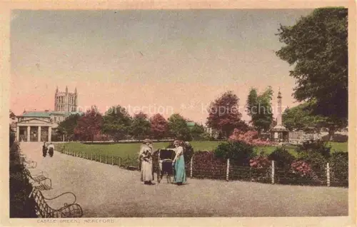 AK / Ansichtskarte Hereford  Herefordshire UK Castle Green