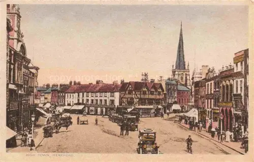 AK / Ansichtskarte Hereford  Herefordshire UK High Town