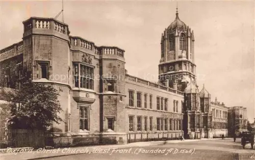 AK / Ansichtskarte OXFORD  Oxfordshire UK Christ Church West Front