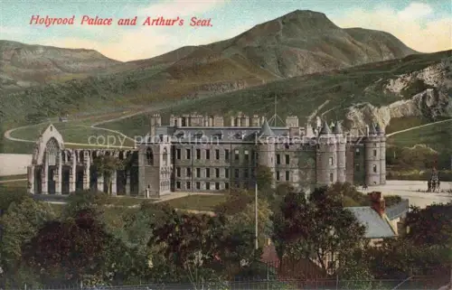 AK / Ansichtskarte Scotland  Schottland UK Holyrood Palace and Arthur's Seat