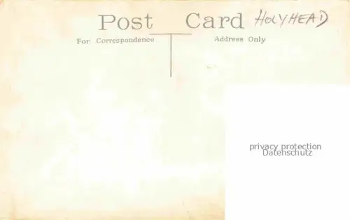 AK / Ansichtskarte Holyhead Isle of Anglesey Wales UK The St Seiriol Passing South Stack Lighthouse