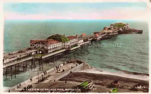 AK / Ansichtskarte BRIGHTON  East Sussex UK Air view of Palace Pier