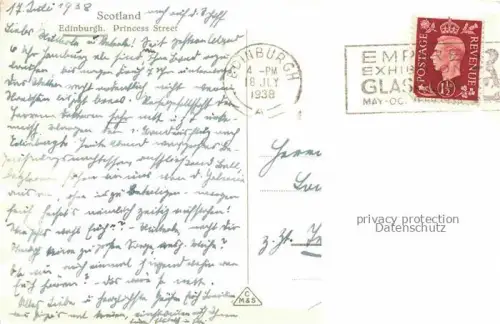 AK / Ansichtskarte EDINBURGH  SCOTLAND UK Princess Street