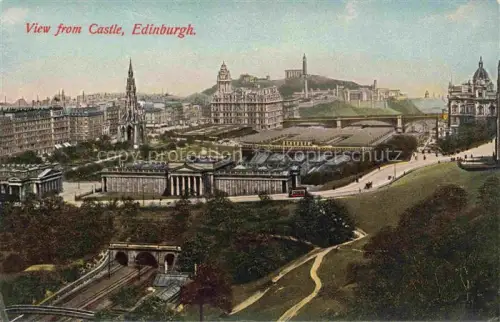 AK / Ansichtskarte EDINBURGH  SCOTLAND UK View from Castle