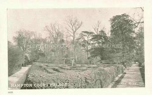 AK / Ansichtskarte Hampton  London UK Court Palace The Maze