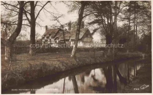 AK / Ansichtskarte Shottery Warwickshire UK Anne Hathaways Cottage