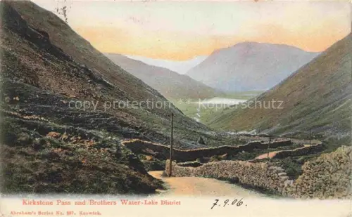 AK / Ansichtskarte Kirkstone Pass Patterdale East Cumbria UK and Brothers Water Lake District