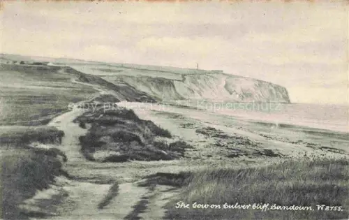 AK / Ansichtskarte Sandown IOW Isle of Wight UK The bow on Culver Cliff