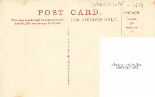 AK / Ansichtskarte Sandown IOW Isle of Wight UK The bow on Culver Cliff