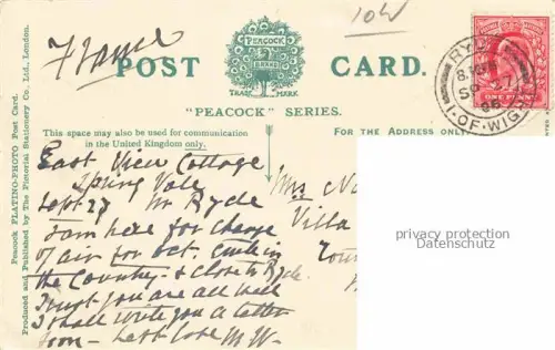 AK / Ansichtskarte IOW Isle-of-Wight  UK Sea View The Pier