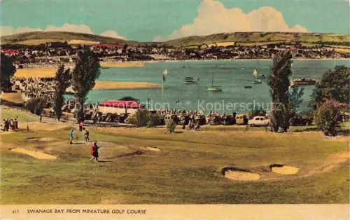 AK / Ansichtskarte Swanage Purbeck Dorset UK Swanage Bay from Miniature Golf Course