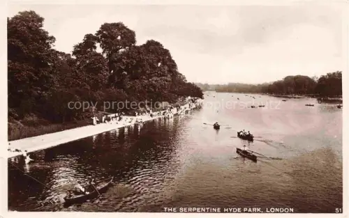 AK / Ansichtskarte LONDON  UK The Serpentine Hyde Park