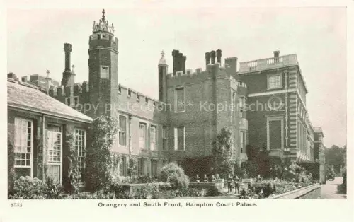 AK / Ansichtskarte Hampton  London UK Orangery and South Front Hampton Court Palace