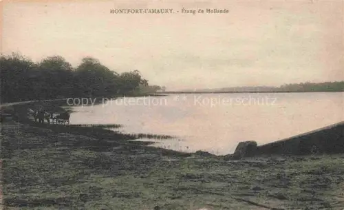 AK / Ansichtskarte Montfort-l Amaury Rambouillet 78 Yvelins Etang de Hollande