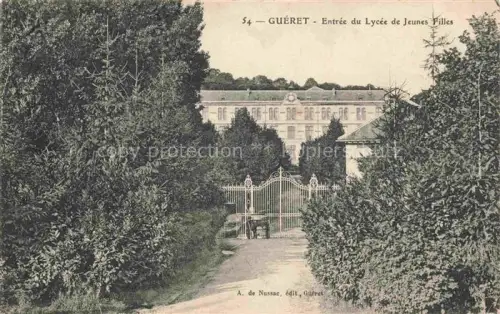 AK / Ansichtskarte Gueret 23 Creuse Entree du Lycee de Jeunes Filles