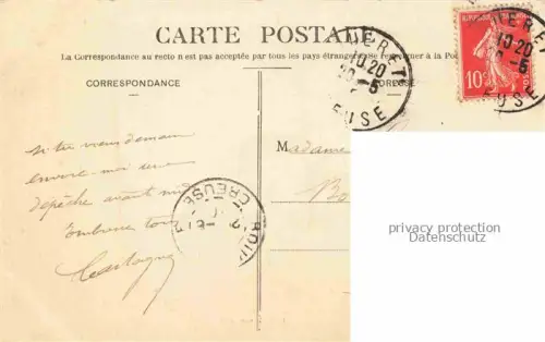 AK / Ansichtskarte Gueret 23 Creuse Entree du Lycee de Jeunes Filles