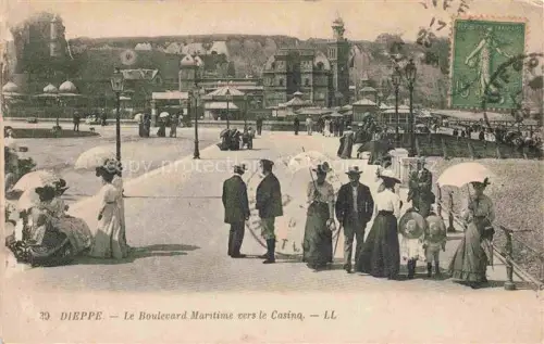 AK / Ansichtskarte DIEPPE 76 Seine-Maritime Le Boulevard Maritime vers le Casino