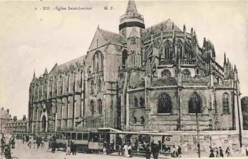AK / Ansichtskarte Eu DIEPPE 76 Seine-Maritime Eglise Saint Laurent