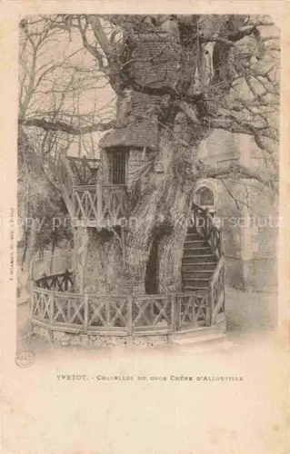 AK / Ansichtskarte Yvetot ROUEN 76 Seine-Maritime Chapelles du gros Chene d'Allouville