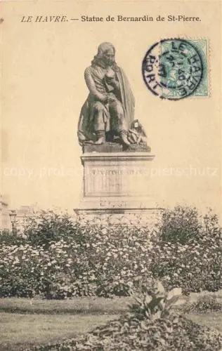 AK / Ansichtskarte LE HAVRE 76 Statue de Bernardin de St Pierre