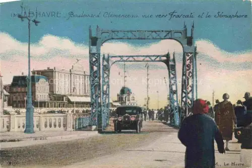 AK / Ansichtskarte LE HAVRE 76 Boulevard Clemenceau vue vers Trascati et le Semaphore