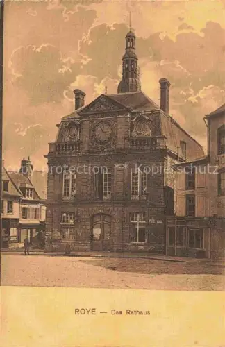 AK / Ansichtskarte Roye  Montdidier 80 Somme Rathaus