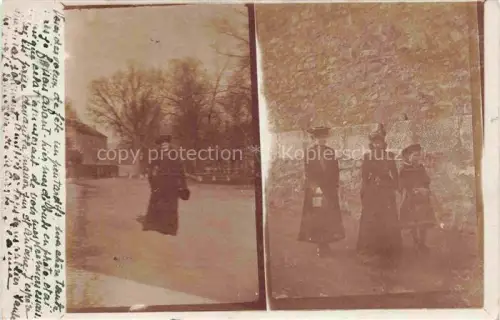 AK / Ansichtskarte GENEVE Genf GE Familienfotos beim Spaziergang