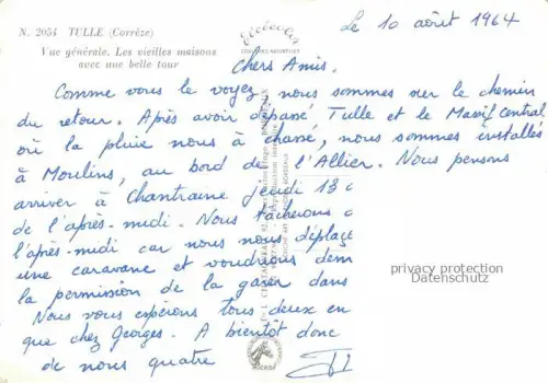 AK / Ansichtskarte TULLE 19 Correze Vue générale les vieilles maisons avec une belle tour