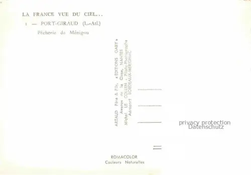 AK / Ansichtskarte Port-Giraud La Plaine-sur-Mer 44 Loire-Atlantique La Pêcherie de Ménigou vue aérienne