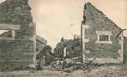 AK / Ansichtskarte Sorel PERONNE 80 Somme Dorfpartie in Truemmern 1. Weltkrieg