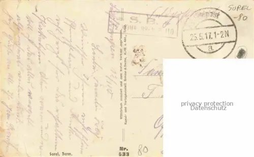 AK / Ansichtskarte Sorel PERONNE 80 Somme Dorfpartie in Truemmern 1. Weltkrieg